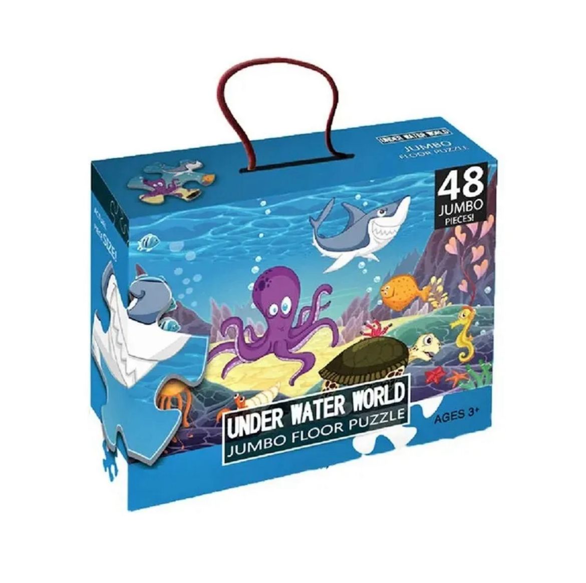 JUMBO SEA ANIMAL PUZZLE 48 PCS