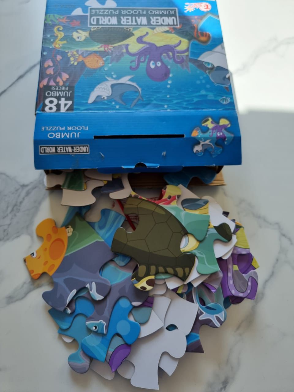 JUMBO SEA ANIMAL PUZZLE 48 PCS