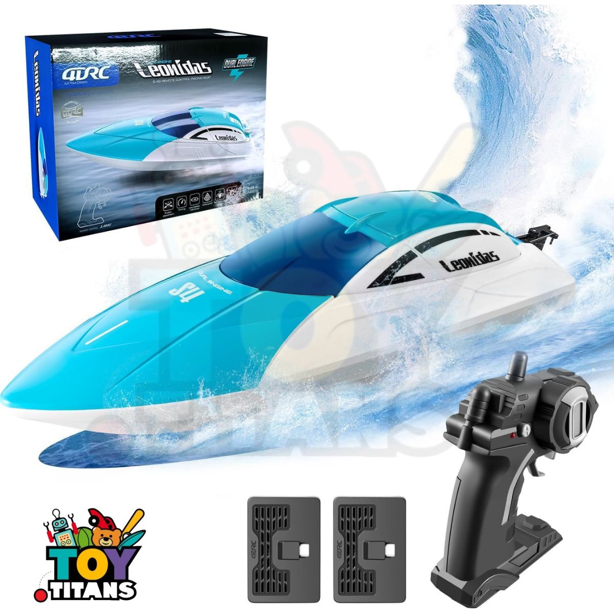 RC WATER BOAT - BLUE Secondary image