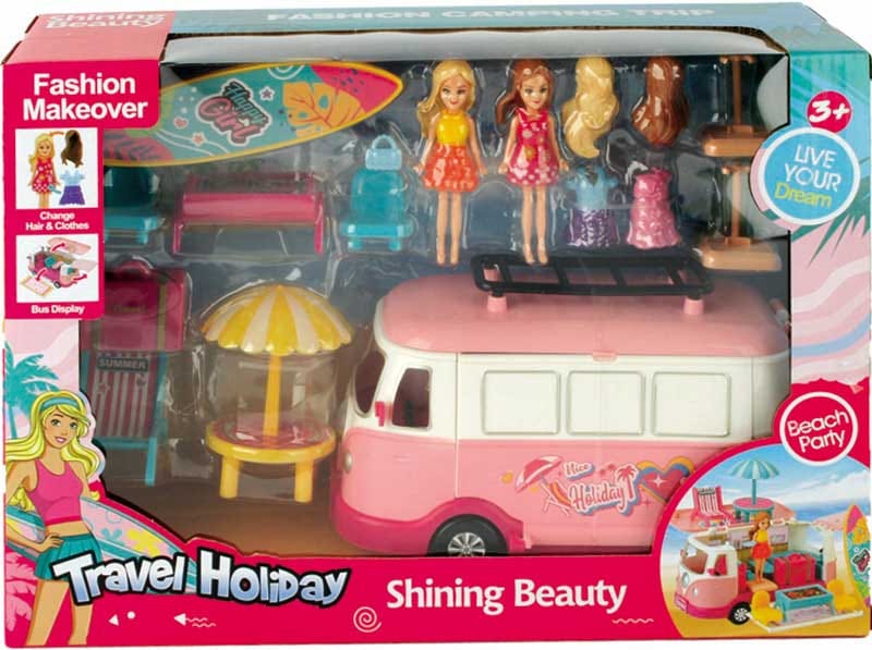TRAVEL HOLIDAY DOLL SET