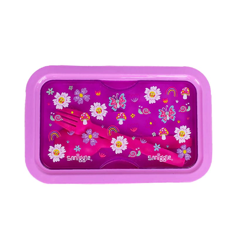 LUNCH BOX PLASTIC 2006A FLORAL Secondary image