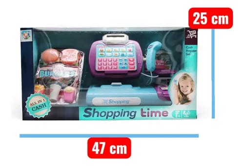 CASH REGISTER PURPLE & BLUE