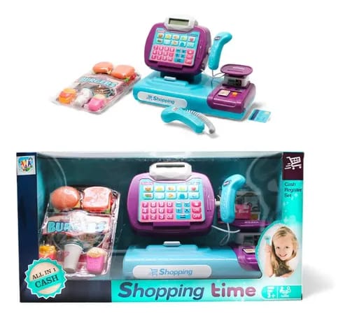 CASH REGISTER PURPLE & BLUE
