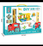 DIY PUZZLE DOMINO TRAIN