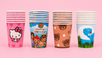 BIRTHDAY CUPS - 10 PCS