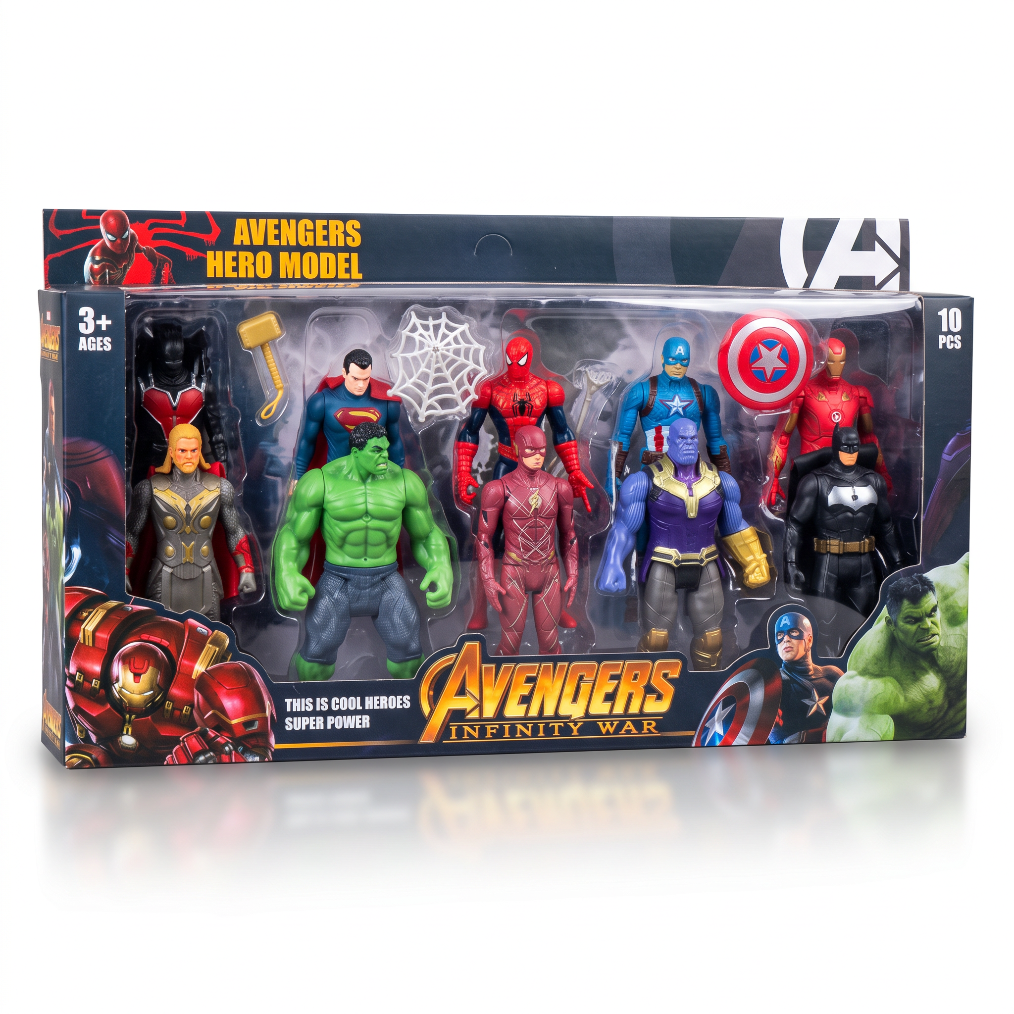 AVENGERS INFINITY WARS 10PCS