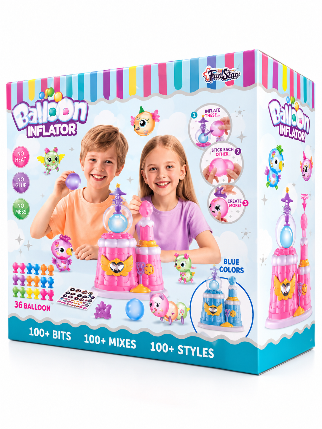 Balloon Inflator DIY Toy Kit – 100+ Creative Possibilities
