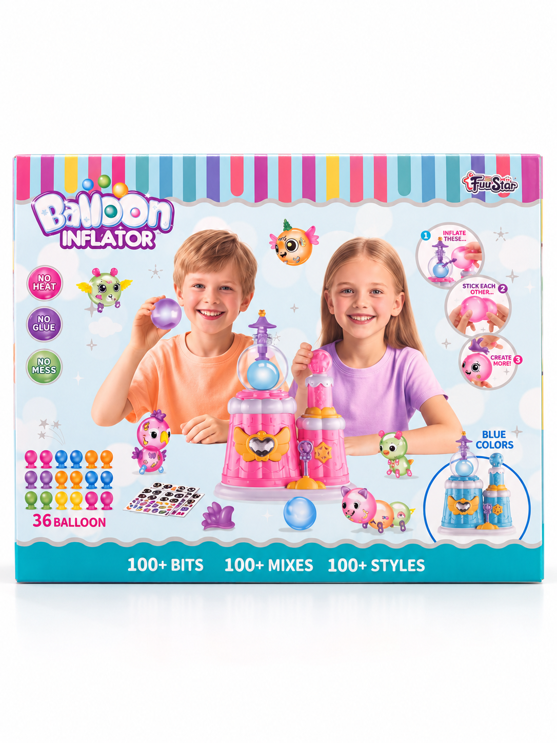 Balloon Inflator DIY Toy Kit – 100+ Creative Possibilities