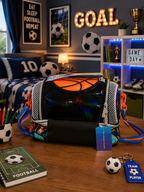BASKETBALL LUNCH BAG - 11 x 7 Inches