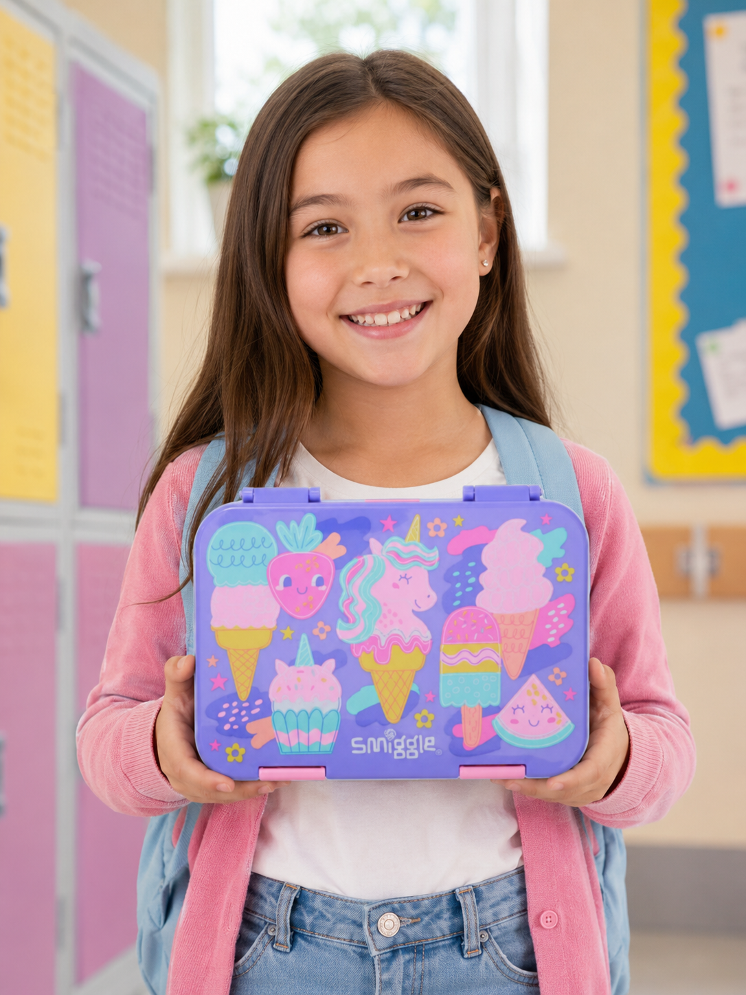 Smiggle Unicorn & Ice Cream Bento Lunchbox Secondary image
