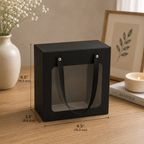 Premium Window Gift Box with Handles