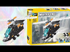 Multificence 33-in-1 Building Blocks Set – 256+ Pcs – alternate product view 2
