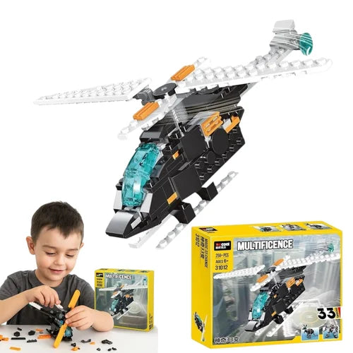 Multificence 33-in-1 Building Blocks Set – 256+ Pcs Main image