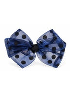 Sheer Polka Dot Hair Bow – 3 Colors