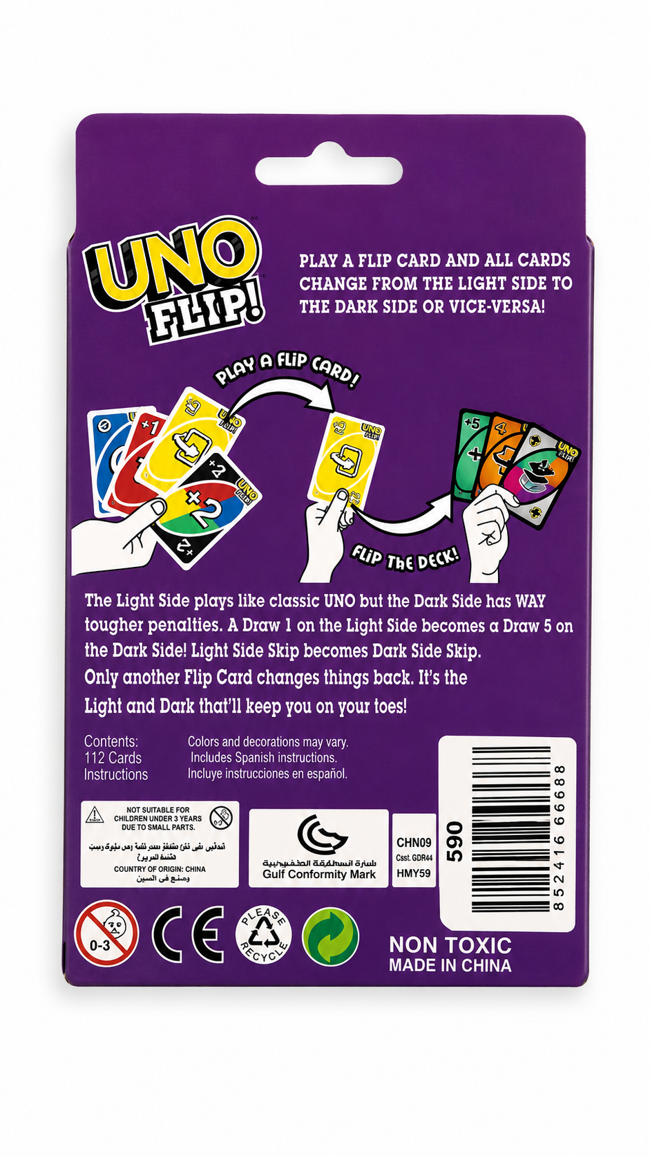 UNO FLIP CARD