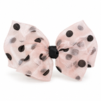 Sheer Polka Dot Hair Bow – 3 Colors