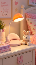 Teddy and Bunny LED Kids Lamp