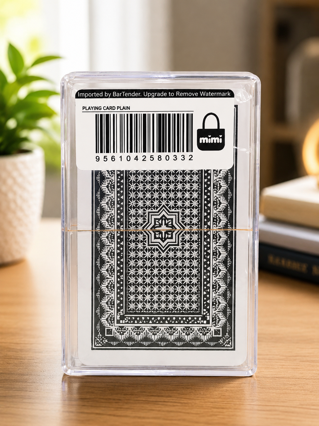 Classic Playing Cards with Plastic Storage Case
