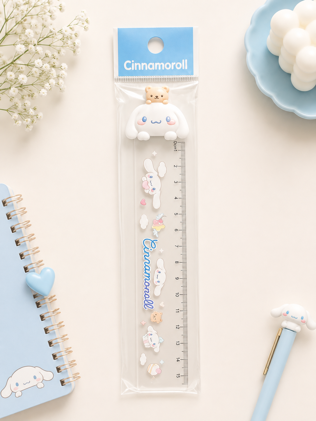 Sanrio 3D Character Ruler