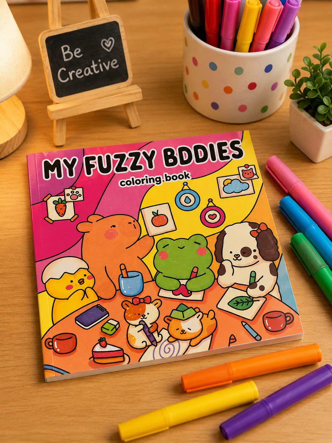 FUZZY BUDDIES COLOURING