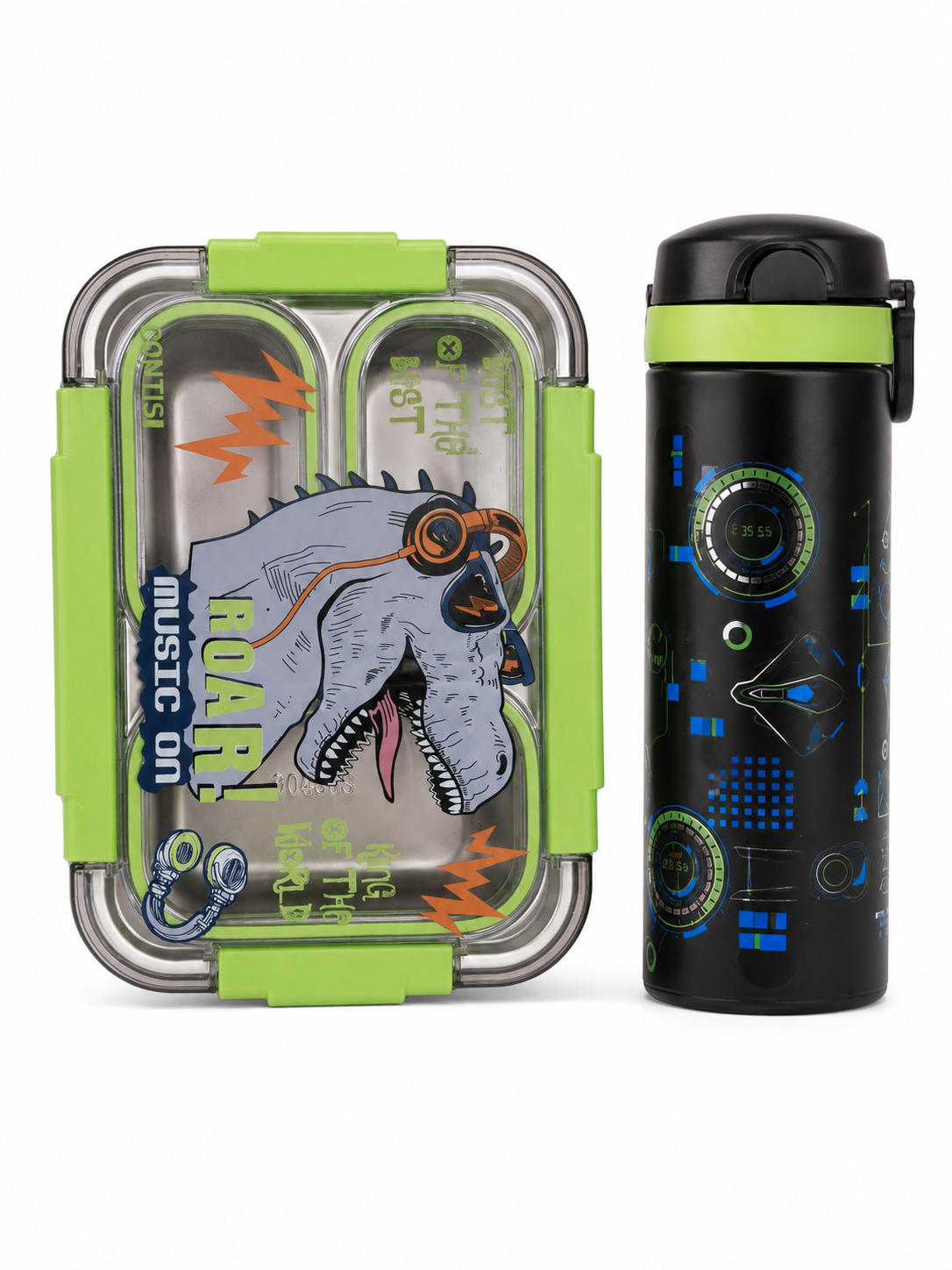 LUNCH BOX SET K2086 DINO Secondary image