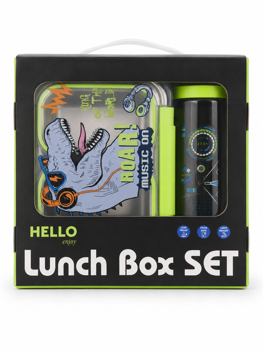 LUNCH BOX SET K2086 DINO