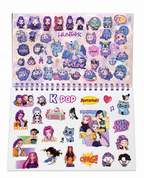 KPOP Demon Hunters DIY Sticker Book