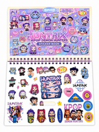KPOP Demon Hunters DIY Sticker Book