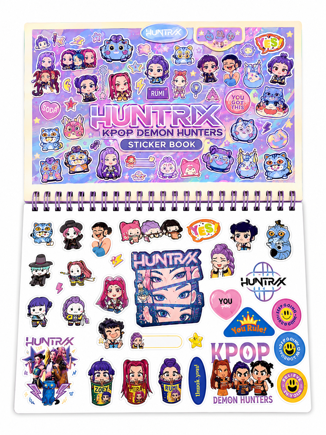 KPOP Demon Hunters DIY Sticker Book
