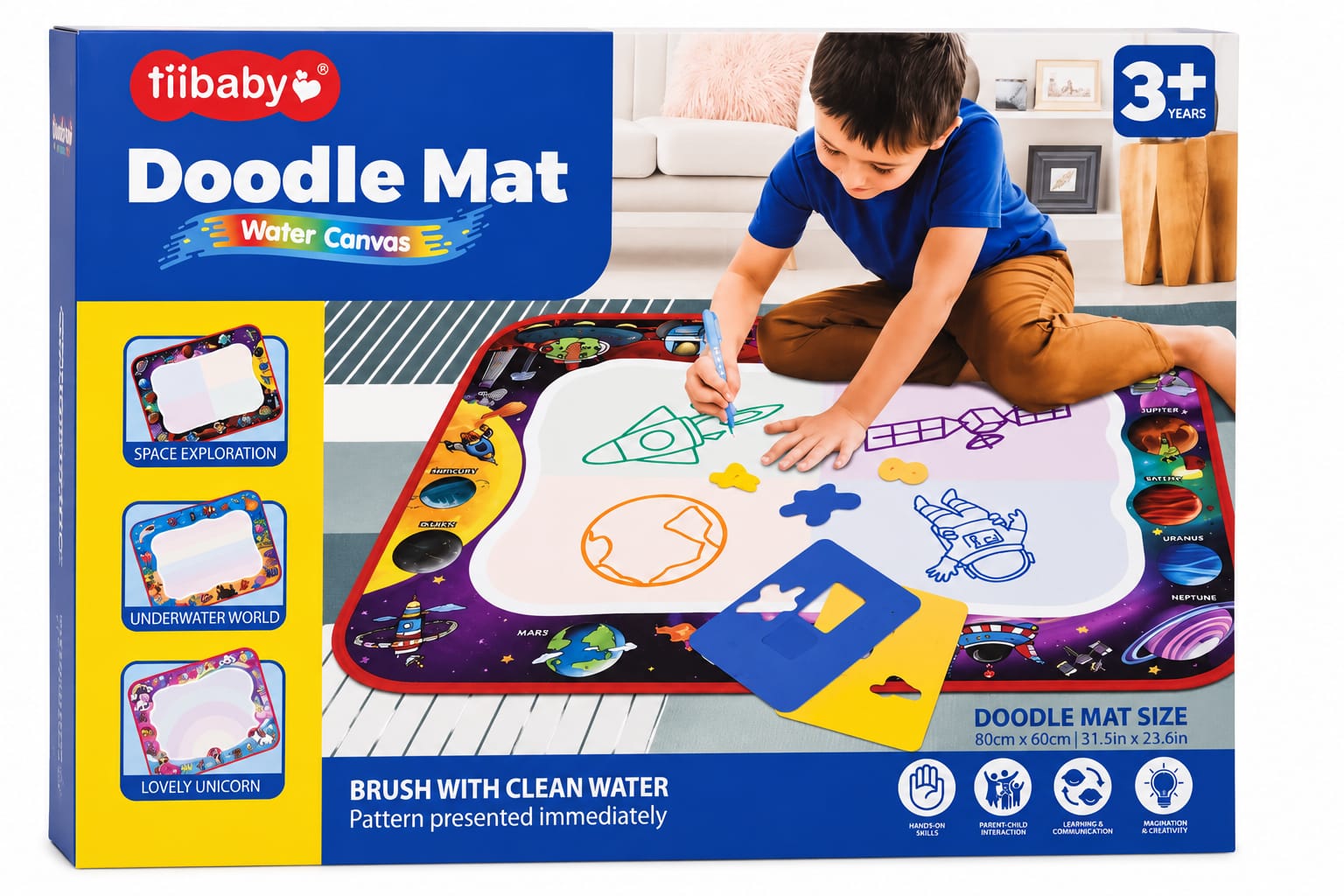 Kids Water Doodle Mat – 80 × 60 cm