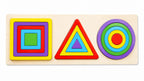 Wooden 3-in-1 Geometric Shape Puzzle