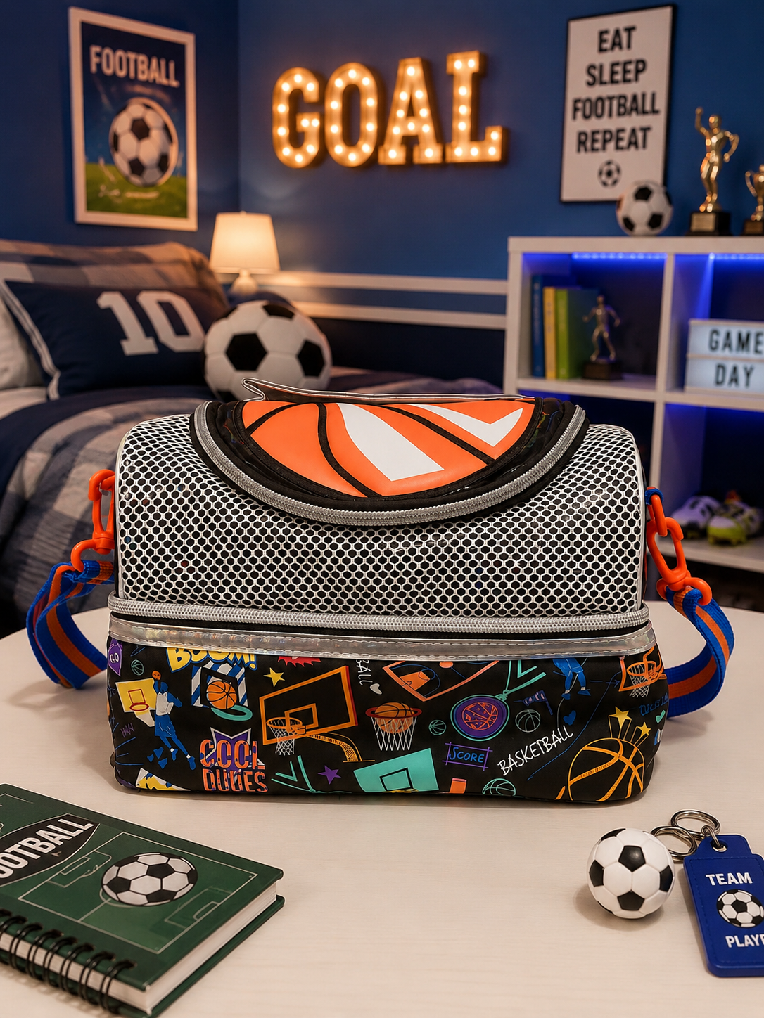 VEST BASKETBALL LUNCH BAG - 11 x 7 Inches Main image