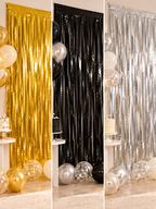 Metallic Foil Fringe Curtain