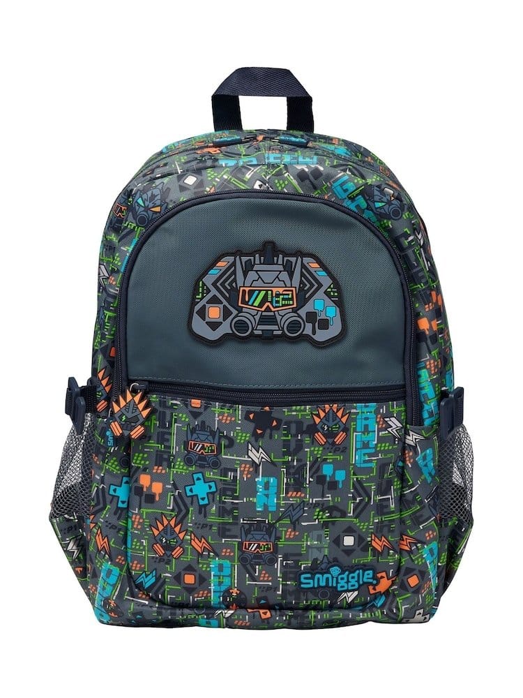 Smiggle Grey Trailblazer School Bag