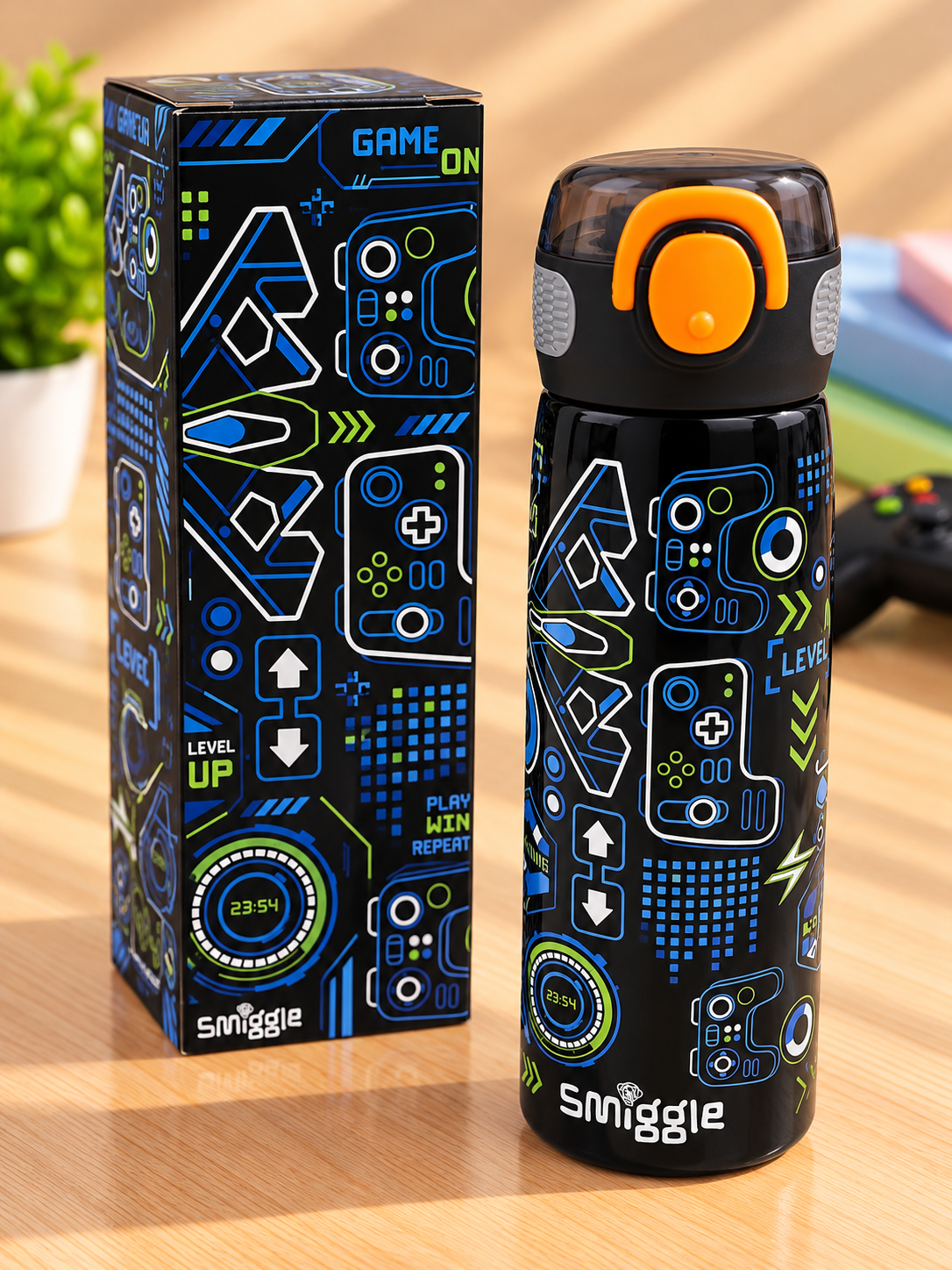Smiggle Game On Insulated Water Bottle – 620 ml Main image