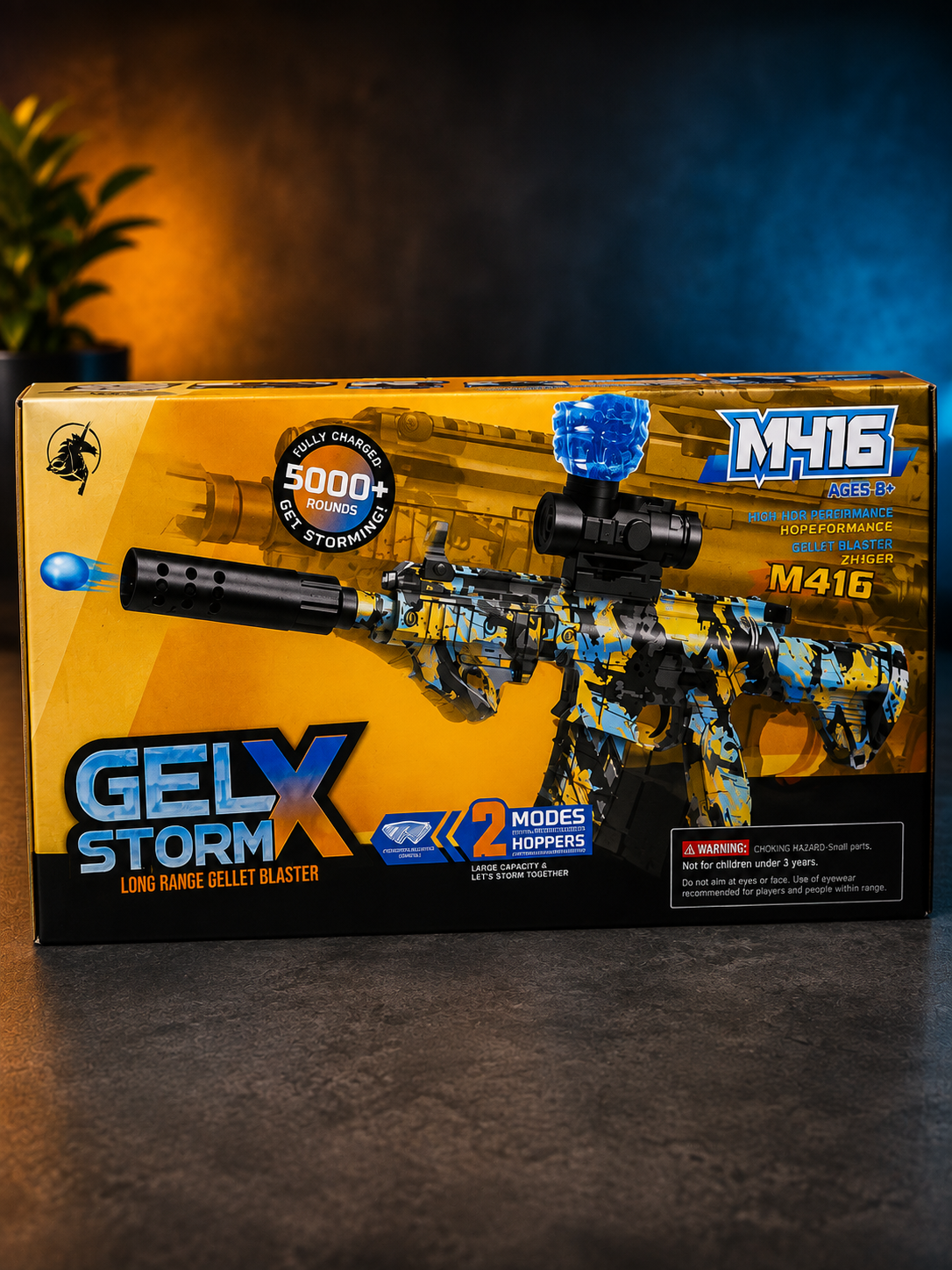M416 Gel Storm Rechargeable Gel Blaster – 2 Shooting Modes Main image
