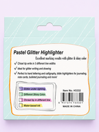 GLITTER HIGHLIGHTER SET - 4 PCS