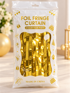 Metallic Foil Fringe Curtain