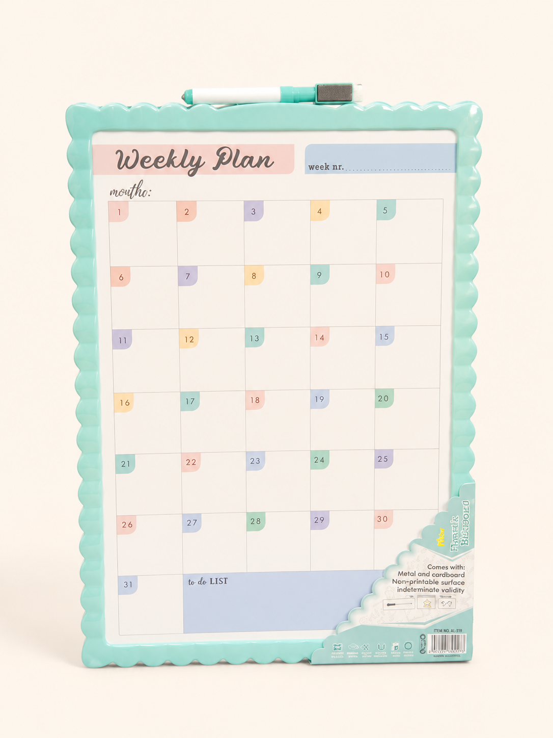 Double-Sided Magnetic Whiteboard