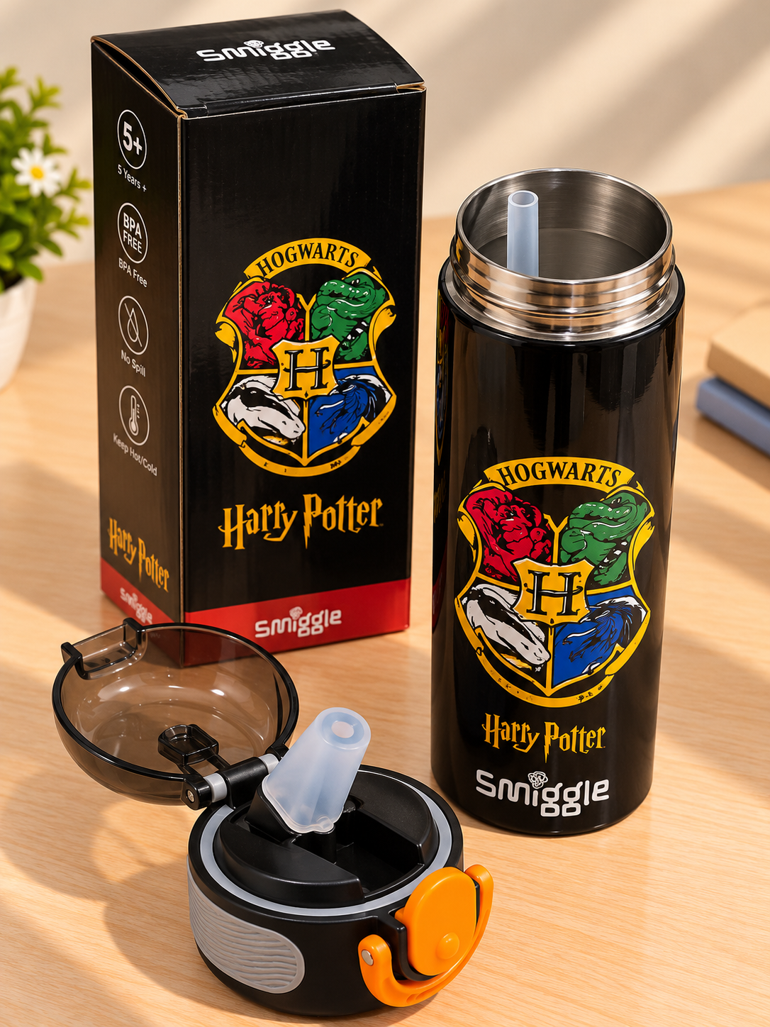 Smiggle Harry Potter Insulated Water Bottle – 620 ml Main image
