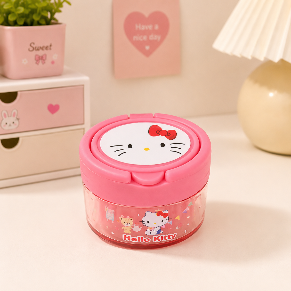 Sanrio 2-in-1 Double Hole Pencil Sharpener with Storage
