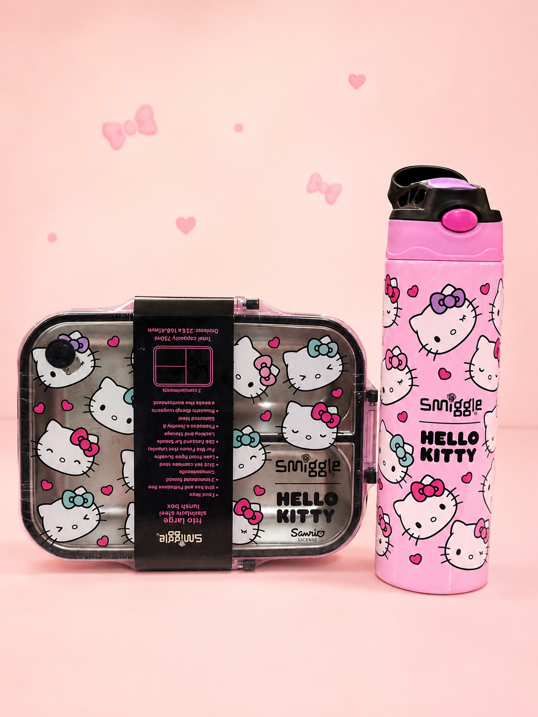 Smiggle Hello Kitty Deal (Lunch Box & Insulated Water Bottle)