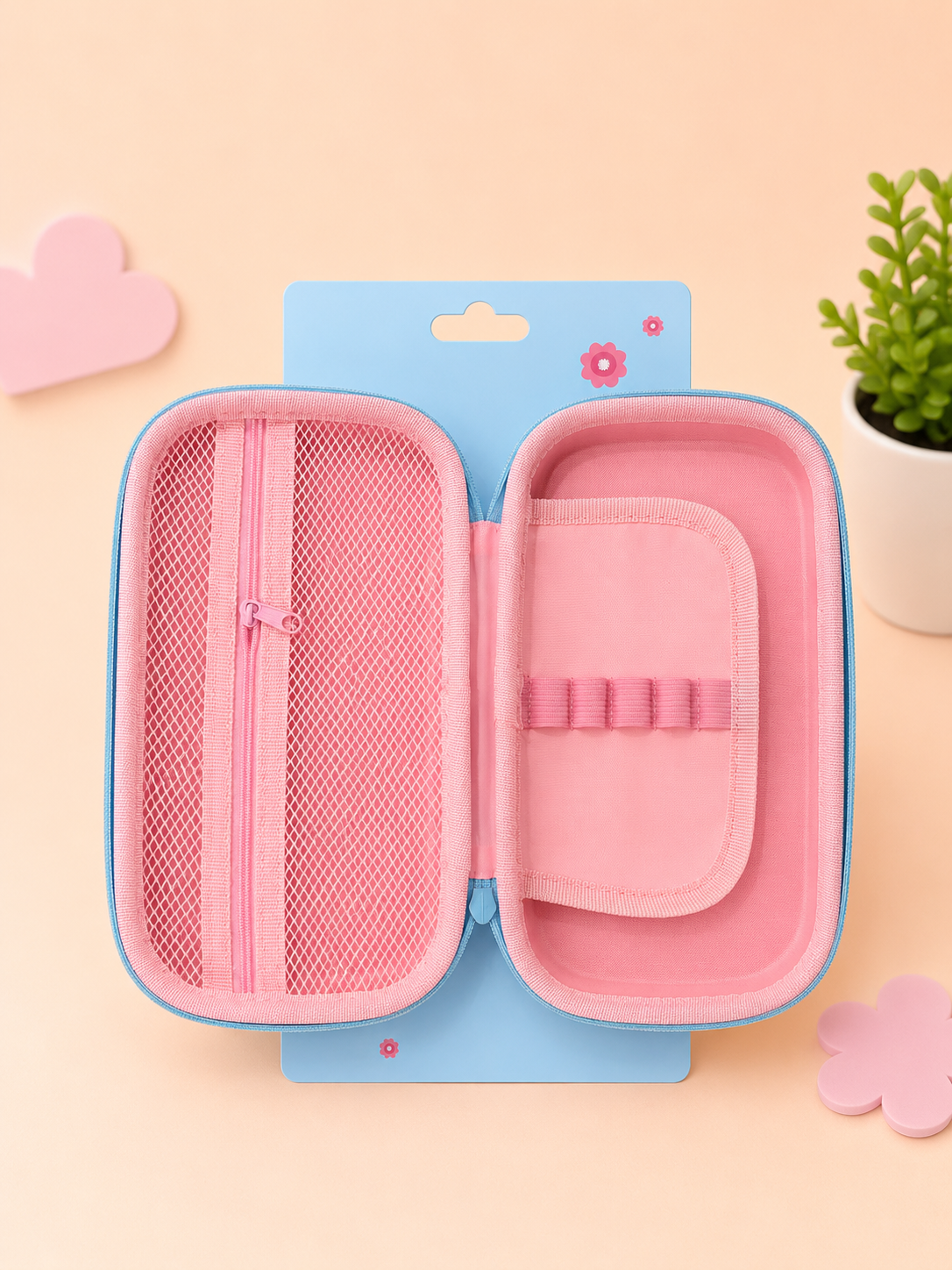 K-POP Huntrix Hard Shell Pencil Case - 6 x 8 inches