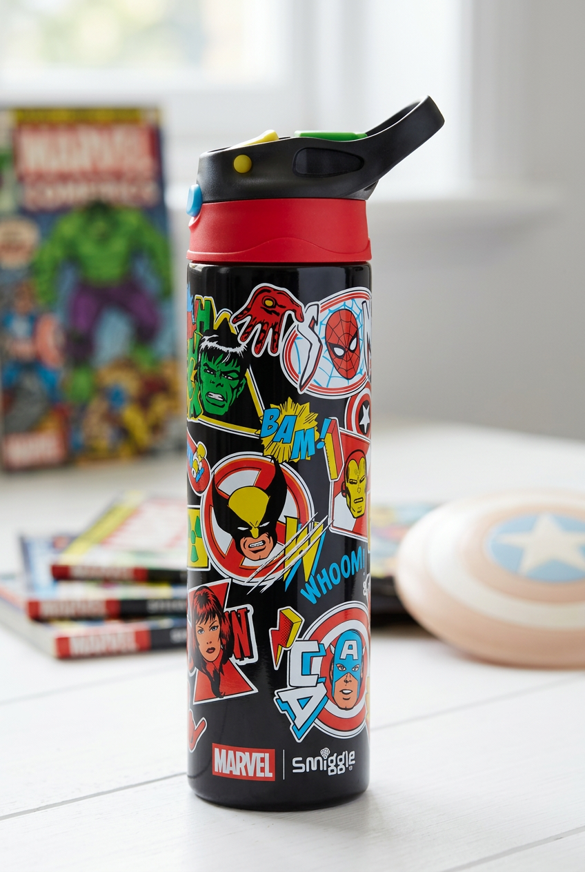 SMIGGLE WATER BOTTLE - MARVEL