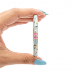 Enamel Floral Stainless Steel Bangles