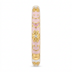 Enamel Floral Stainless Steel Bangles
