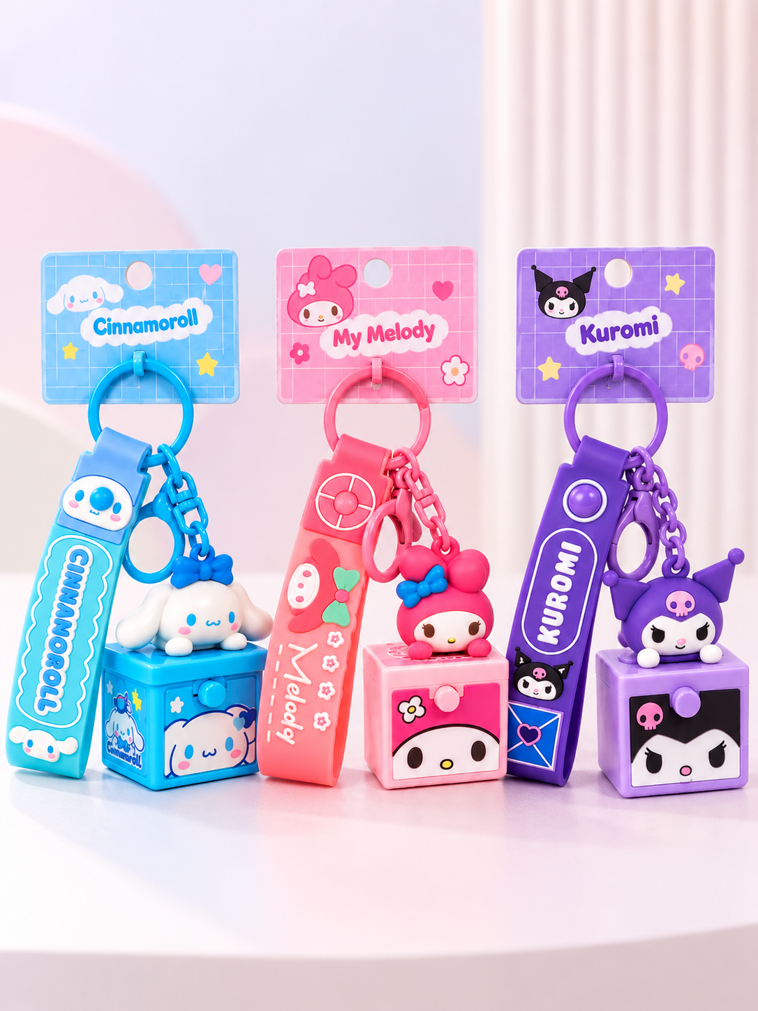 3D Surprise Box Keychain Main image