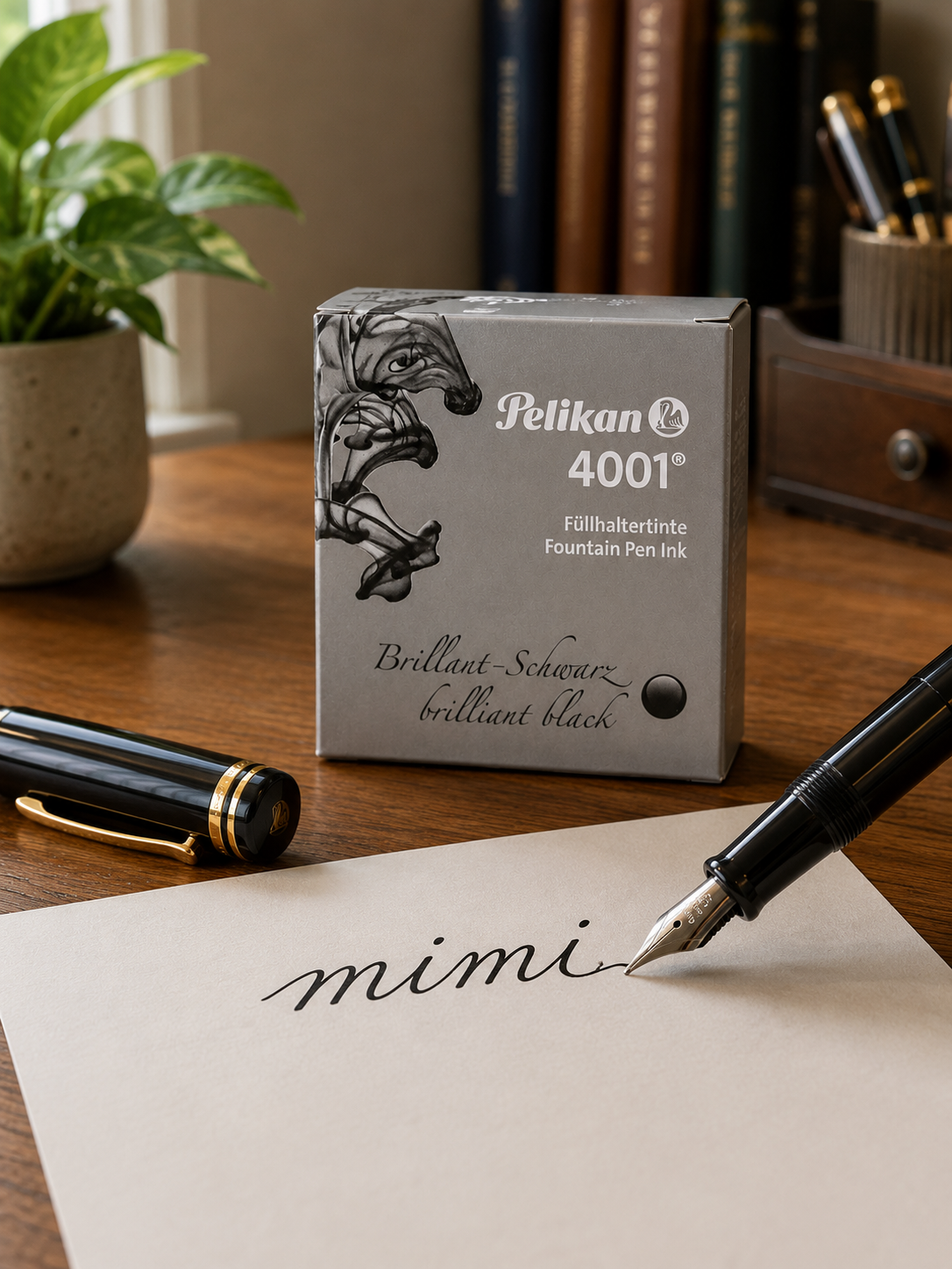 PELIKAN INK BOTTLE 76 62.5ML BRILLIANT BLACK
