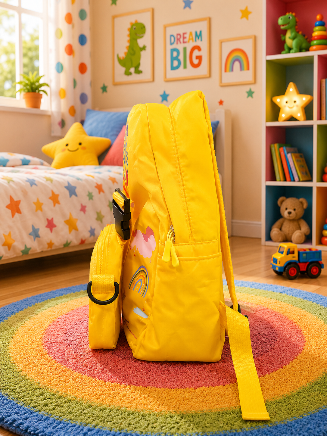 Kids Unicorn Backpack - 13.5 INCHES (Yellow)