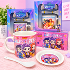 K-Pop Demon Hunters Cup with spoon and saucer